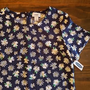 NWT mod daisy print shift